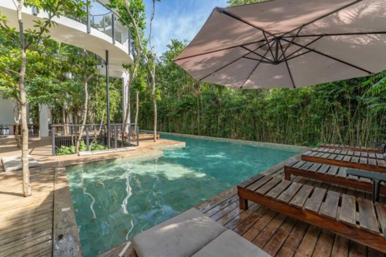 Stunning Jungle House In Tulum Th15 Gym Bbq Private Pool Villa Exterior photo