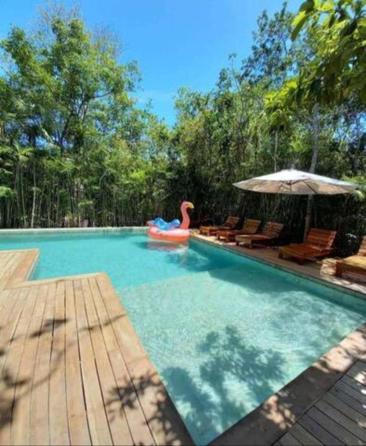 Stunning Jungle House In Tulum Th15 Gym Bbq Private Pool Villa Exterior photo